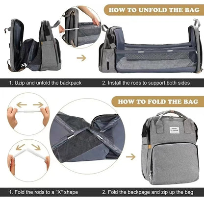 Portable Folding Bed-Backpack