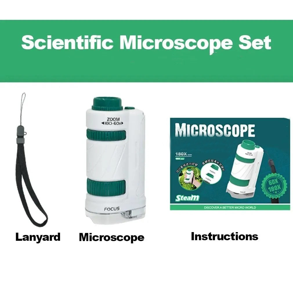 Handheld Microscope with LED Light "The KidScope"