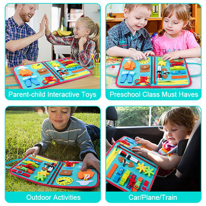 Montessori Board Toy For Fine Motor Skills