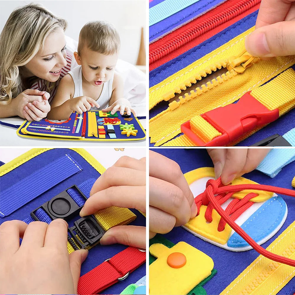 Montessori Board Toy For Fine Motor Skills