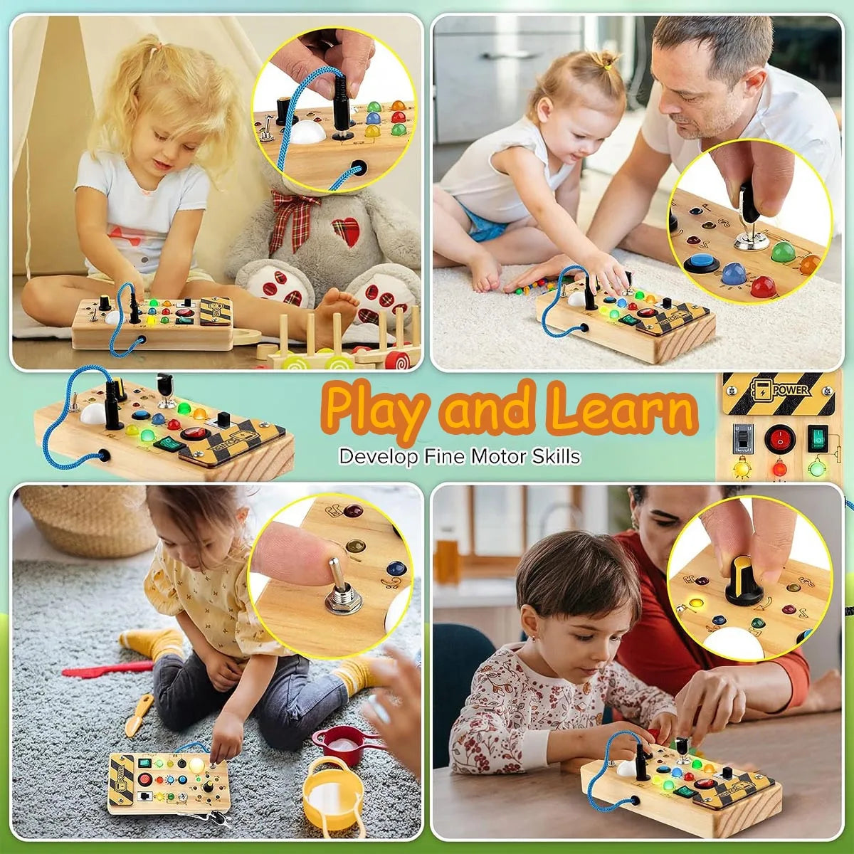 Montessori moving board