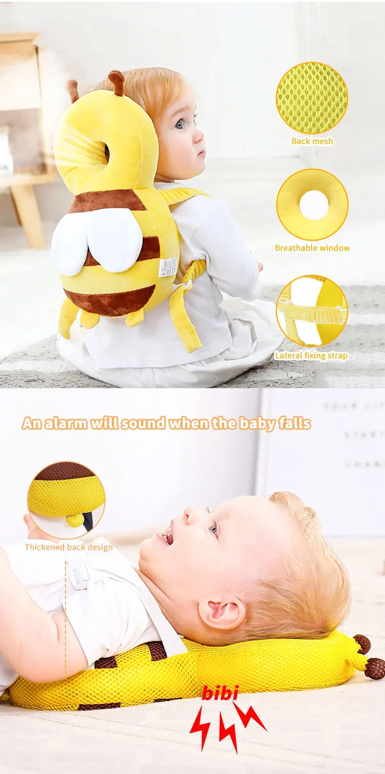 Baby Head & Back Protection Pillow